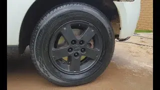 Matte Black Wheel Wrap Paint