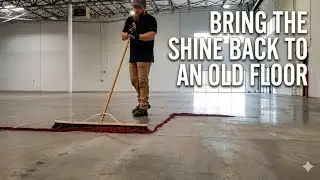 Sweeping A Dusty Warehouse Floor (relaxing) asmr