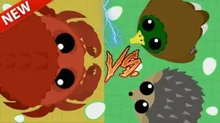 MOPE.IO 3 NEW ANIMALS! King Crab, Hedgehog, Ducks // POWERFUL Animal Abilities (Mope.io New Update)