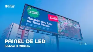 Painel de LED Outdoor - 864cm X 288cm
