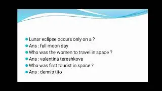 Everyday Science about universe important mcqs prepation for jst STS PTS NTS
