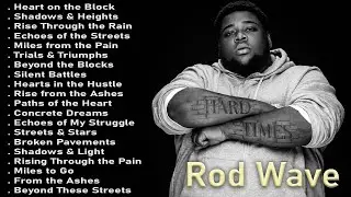 A collection of Rod Wave's best Hip-Hop/Rap melodic tracks.