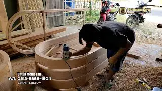 Tutorial Membuat Kusen Lengkung Untuk Kusen Kamar Bahan Kayu Kamper Samarinda Oven ll Wooden of door