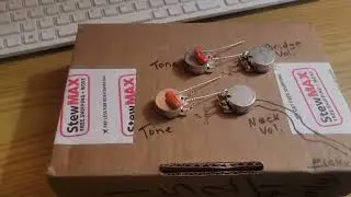 How to wire a lefty electric guitar, Part 1. ( Reverse Audio Taper Potentiometers ).
