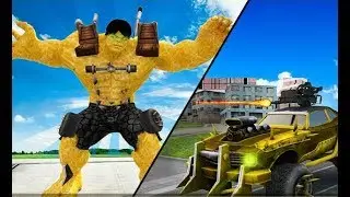 Monster Hero Car Transform | Monster Car Vs City Robot - Android GamePlay