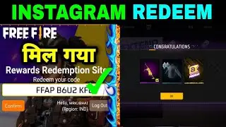 1 april free fire redeem code free fire today instagram giveaway // ff new redeem code