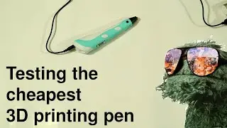 Testing the cheapest 3D printing pen from Aliexpress