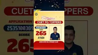 CUET PG TOPPERS LIST OF ASPIRE STUDY - CUET PG TOPPER 2025 #cuetpg #cuet Best Coaching CUET