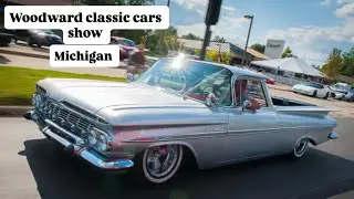 Woodward Dream Cruise near Detroit Michigan classic car show