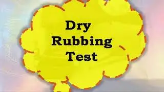 Tests to determine colour fastness RUBBING FASTNESS eng