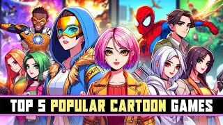 Top 5 Popular Cartoon Games EzrCaGaminG | Cartoon Visual Novel | Part-4
