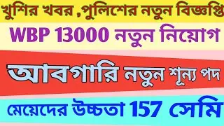 পশ্চিমবঙ্গ পুলিশের নতুন বিজ্ঞপ্তি বের হতে চলেছে তাড়াতাড়ি,WBP NEW RECRUITMENT VACANCY  2026