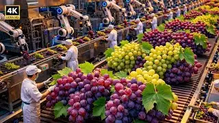 GRAPES factory process to make juice || Raw to Reality 