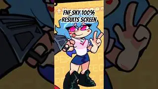 FNF SKY 100% РЕЗУЛЬТАТЫ НА ЭКРАНЕ #fnf #fnfmod #sky #animation