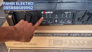 Power 4 Channel dBvoice Jack 413 Class H Cocok Buat Sub & low Mid lapangan