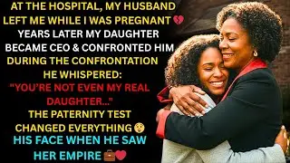 My Husband Abandoned Me Pregnant 💔 Years Later My Daughter Became CEO & Confronted Him&hellip; But Then