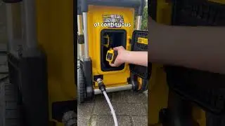 Время работы аккумулятора мойки высокого давления DeWalt DCMPW1600 2 x 18 В XR #shorts