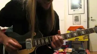 Sakke playing Uh! All Night solo (KISS song cover)