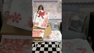 Unbox our Christmas classroom decor with us! Perfect to add to your door this Holiday season!