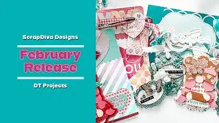 🩷February Release 🩷 ​⁠@ScrapDiva29 DT Project Share