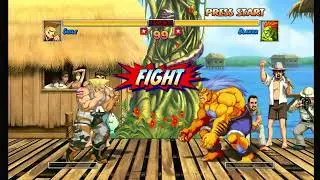 Guile kontra Blanka: Rozgrywka w Super Street Fighter HD Remix | Playstation 3