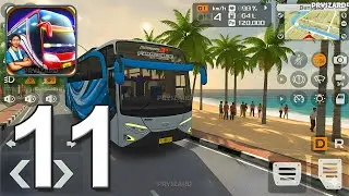 Bus Simulator Indonesia - Gameplay Part 11 - Trip To Pandawa Beach In Rainy Day (iOS, Android)
