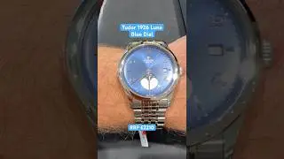 Tudor 1926 Luna Blue - Trying on the new release at my local AD #Tudor #1926 #luna