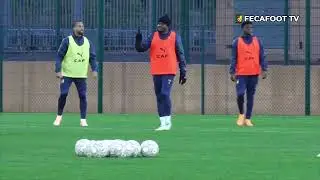 CAN 2025: Retour en images sur la séance d’entraînement des Lions Indomptables de veille de match