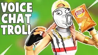 EATING CHIPS TROLLING ON FORTNITE | RANDOM FILLS VOICE CHAT (funny)