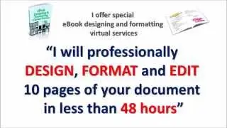 Ebook Design, Formatting, and PDF Conversion Services