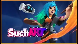 becoming an artist in a videpo game (SuchArt! Genius Artist Simulator)