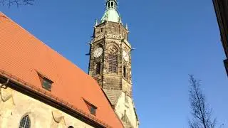 Roth (RH) Evang. Stadtkirche: Einzelglocken & Vollgeläut (Sonntageinläuten)