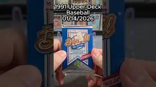 I am back With A 1991 Upper Deck Baseball - 01 14 2026 - Ripping Wax With Dusk