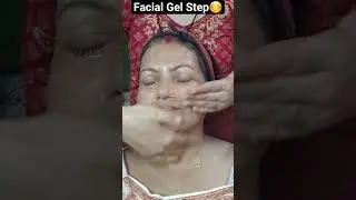 Facial Gel Steps😊 #facial#facialathome#facialsteps#facialtreatment#skintreatment#viral#skincare