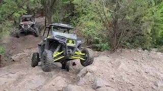 Rock Crawling RZR XP1000 at Cross Bar Offroad Park