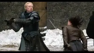 Game of Thrones (2011-2019) Arya fights Brienne of Tarth
