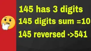 sum digits of integer number -reverse integer-recursion part2