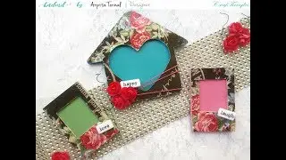 How to make decoupage Fridge Magnets [DIY start to end Tutorial]