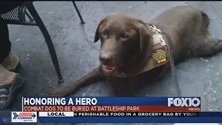 First service dog to be buried at Battleship Park