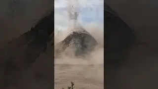EXPLOSIVES DEMOLITION | Concrete Chimney #demolition #concrete #gopro