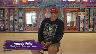 Amado Pe&ntilde;a &ldquo;Bridges to Success&rdquo; Mural at Austin Community College