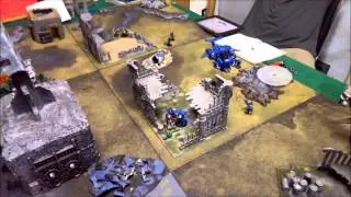 Warhammer 40,000 Battle Report - Chaos Space Marines/Crimson Slaughter vs Ultramarines @ 1850pts