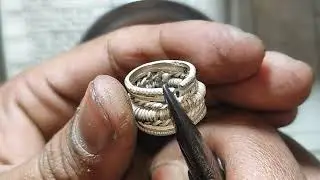 How to Make Silver Twisted ring - Beautiful Silver Ring 😍