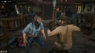 Red Dead Redemption 2 bar fight