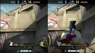 Astralis Overpass Monster Triple Nades