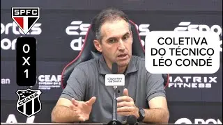 COLETIVA DO TÉCNICO LÉO CONDÉ APÓS SÃO PAULO 0x1 CEARÁ - ACOMPANHE TAMBÉM OS MELHORES MOMENTOS