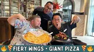 FLAMING Buffalo Wings?! 🔥 Redgie Wing Challenge at Movenpick Khao Yai | Fire Meets Flavour 🍗