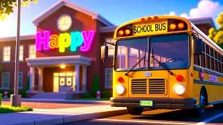 Beep Beep School Bus Fun 🚌🎒 | Learn Numbers & Letters for Kids | Preschool Learning Adventure