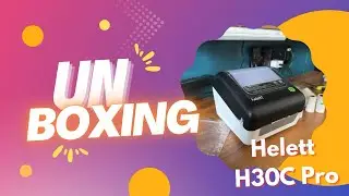 Amazon's Best Budget Label Printer! 🖨️ Helett H30C Pro Unboxing & Setup!!