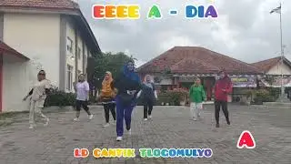 EEEE A - Dia#line dance#high beginner#choreo by Vee Trias (INA)#demo by LD CANTIK TLOGOMULYO